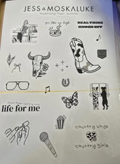 Temporary Tattoo Sheet